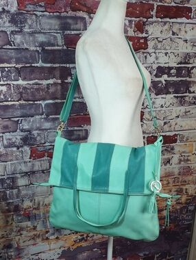 Varriale Leather Convertible Crossbody/Tote Bag